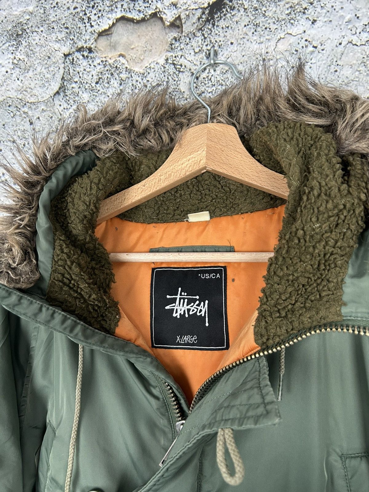 Stussy Stussy Vintage Parkas Jacket Streetwear Rap Baggy Military Size US XL / EU 56 / 4 - 7 Thumbnail