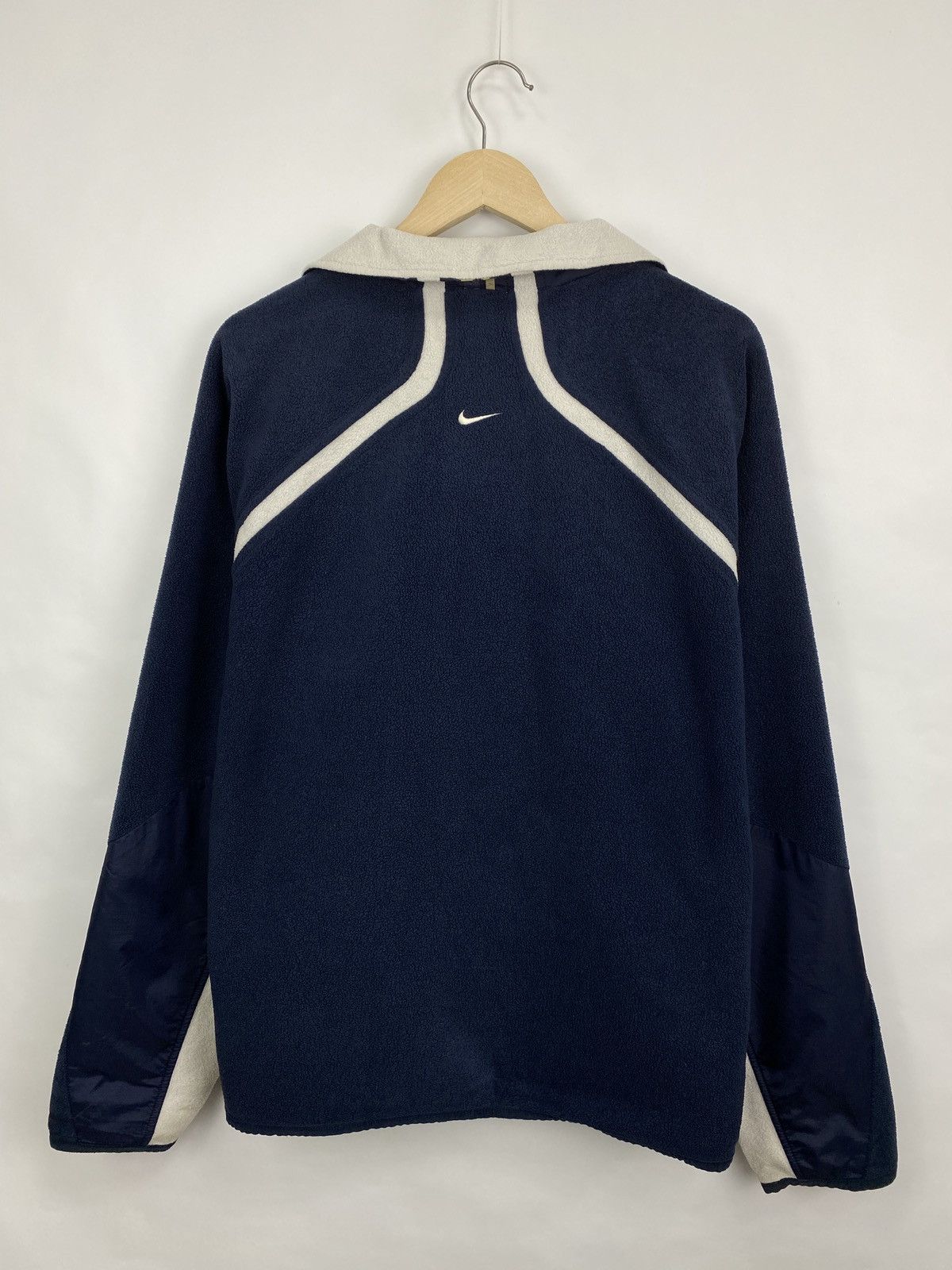 Nike 🇺🇸 Vintage 90s Nike Fleece Zip Hoodie Rare Retro Hype Y2K Size US XL / EU 56 / 4 - 11 Thumbnail