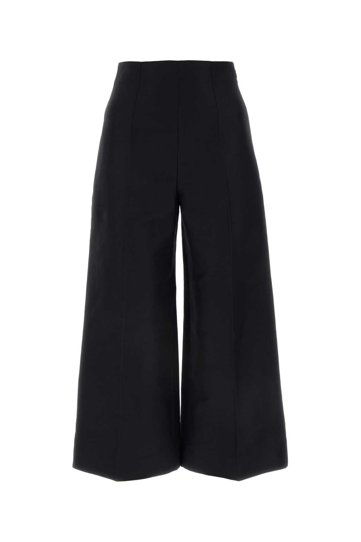 image of Marni Black Cady Cropped Cut Pant, Women's (Size 30)