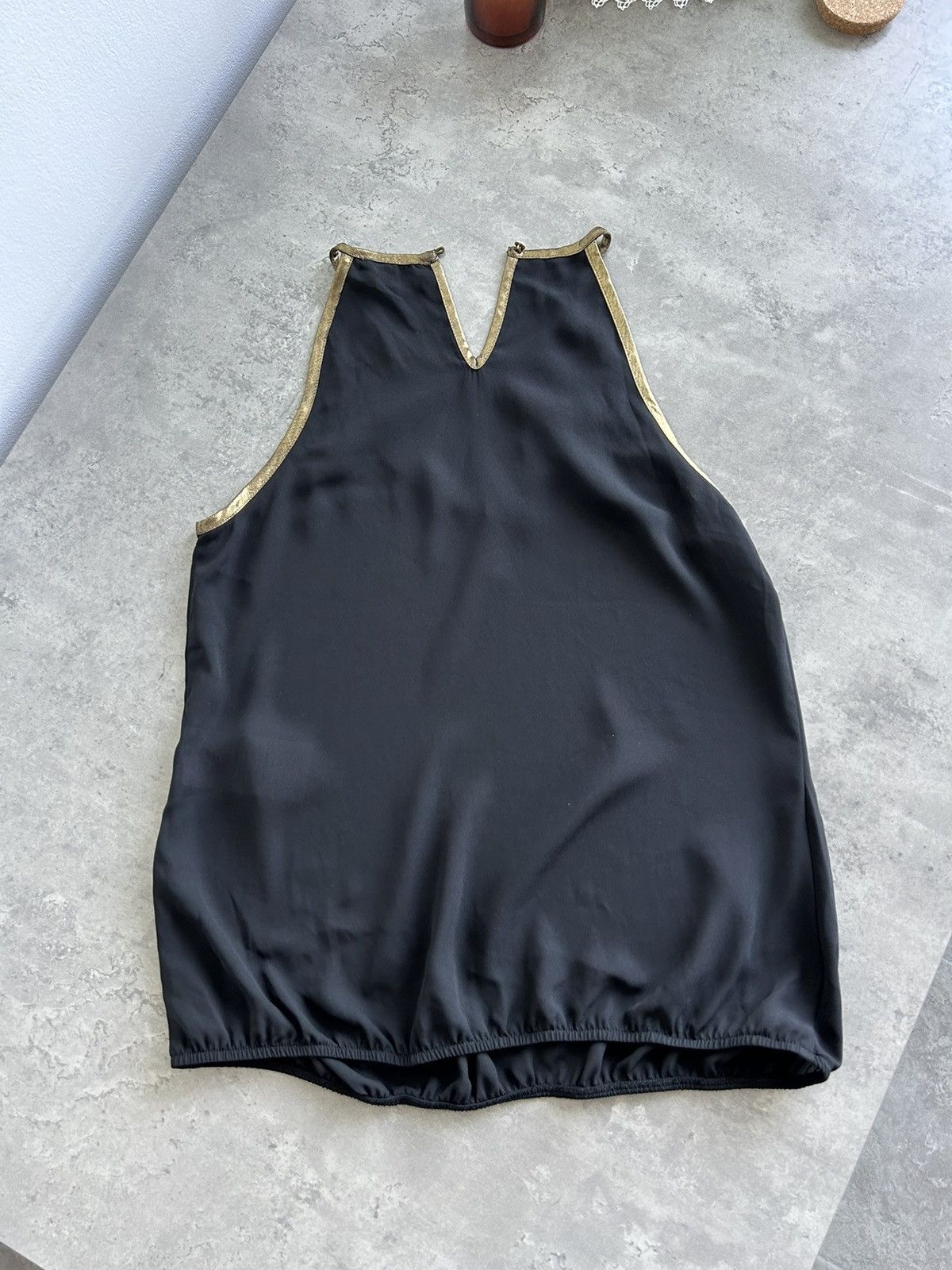 Morgan De Toi × Vintage Morgan de toi amazing black top , blouse, Y2K Size S / US 4 / IT 40 - 9 Thumbnail