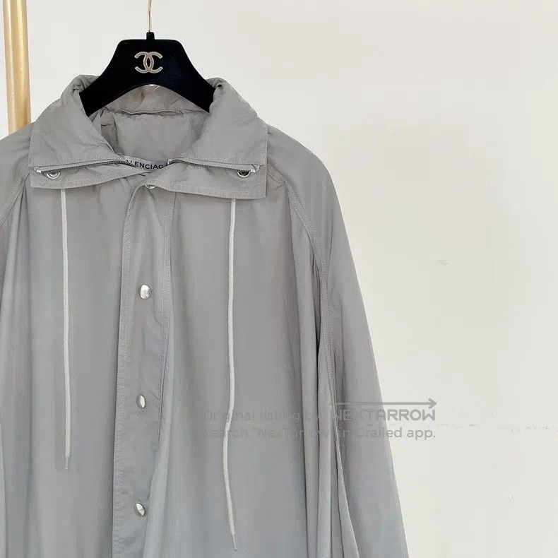 Balenciaga Balenciaga Long logo coat Size XXS / US 00 / IT 34 - 3 Thumbnail