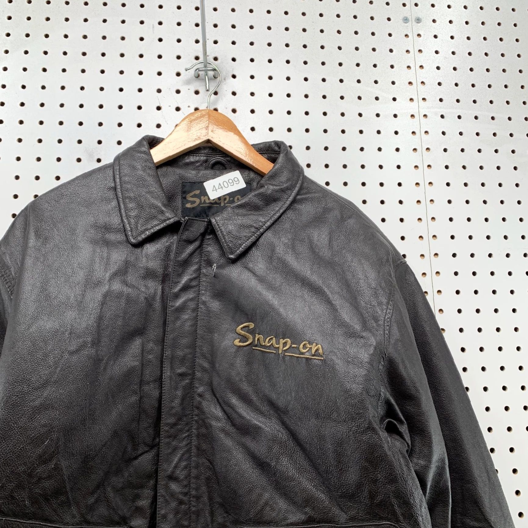 Vintage VINTAGE Snap-on Bomber Jacket Mens L Brown Embroidered Zipper Pocket Jacket Size US L / EU 52-54 / 3 - 6 Thumbnail
