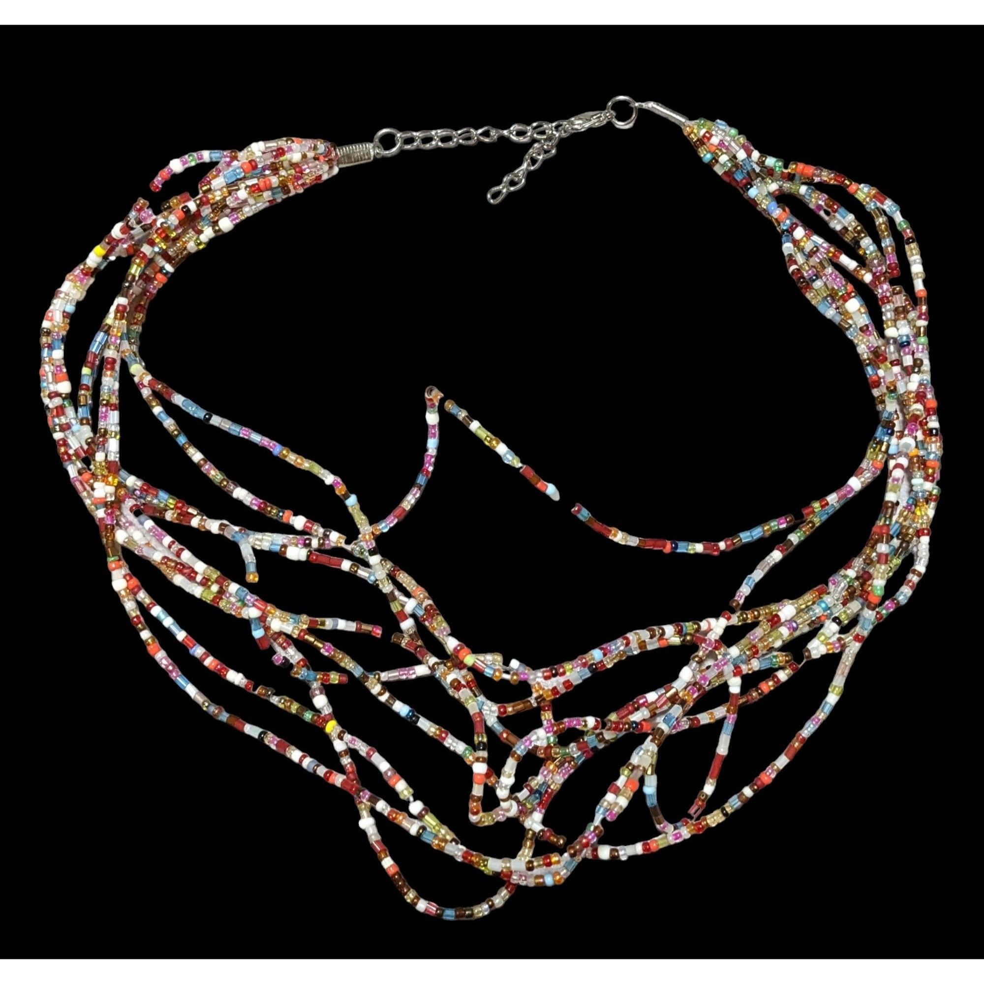 Other Chaotic Rainbow Beaded Necklace Size ONE SIZE - 1 Thumbnail