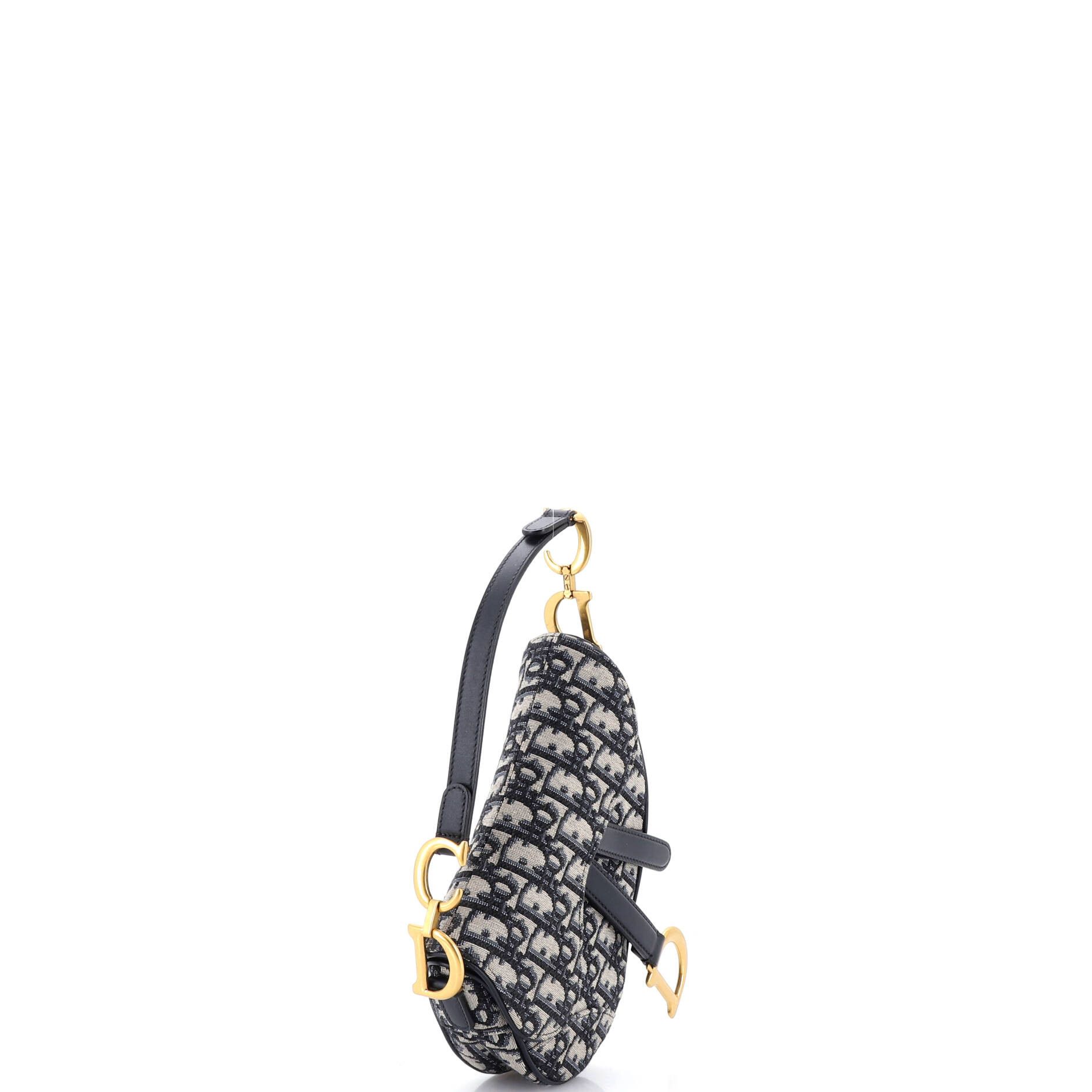 Dior Saddle Handbag Oblique Canvas Mini Size ONE SIZE - 1 Thumbnail