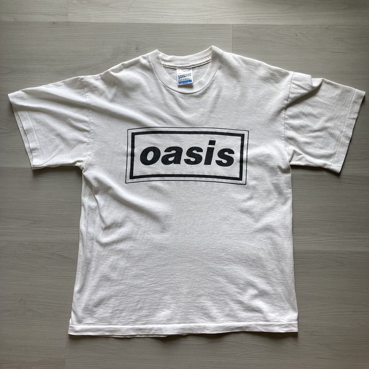 Vintage Super Rare! Oasis Box Logo Promo T-Shirt 1994 | Grailed