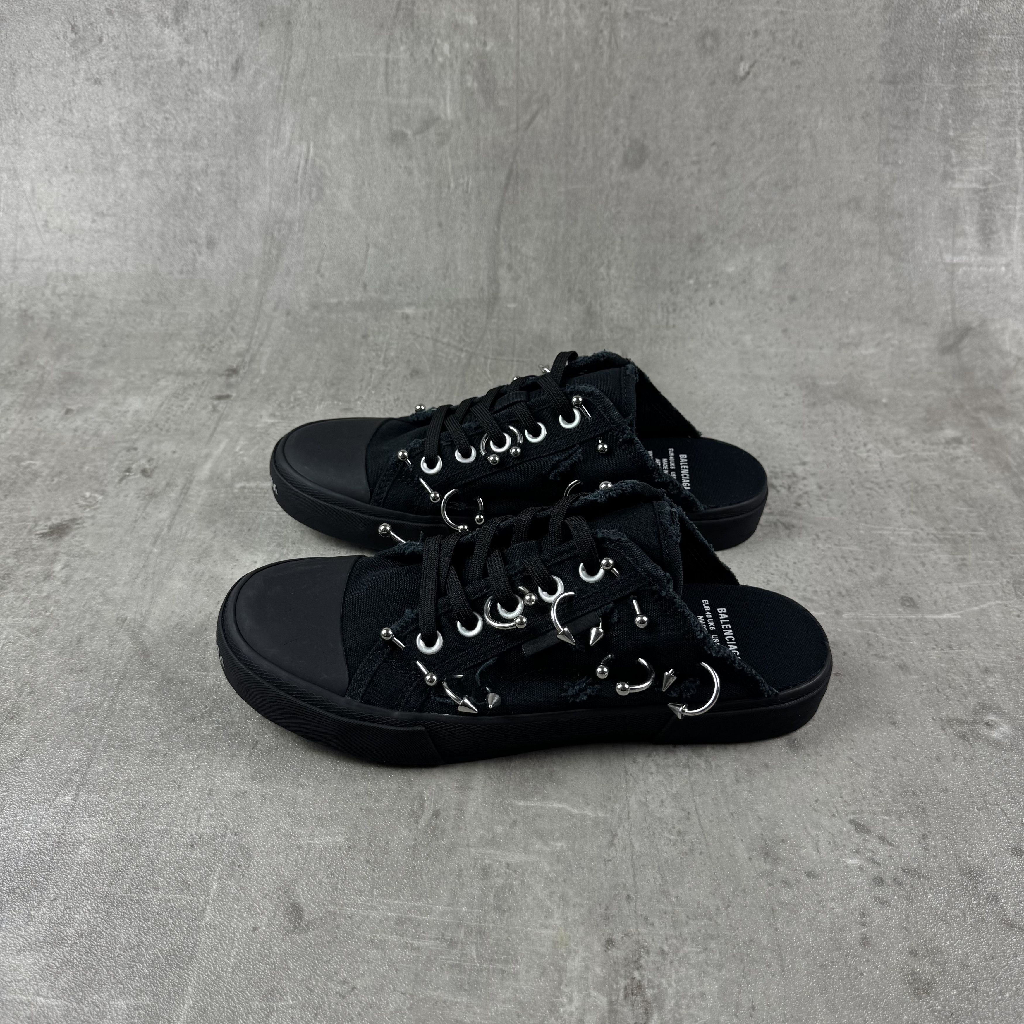 Balenciaga BALENCIAGA Piercing Paris Mule Sneakers Size US 7 / EU 40 - 7 Thumbnail