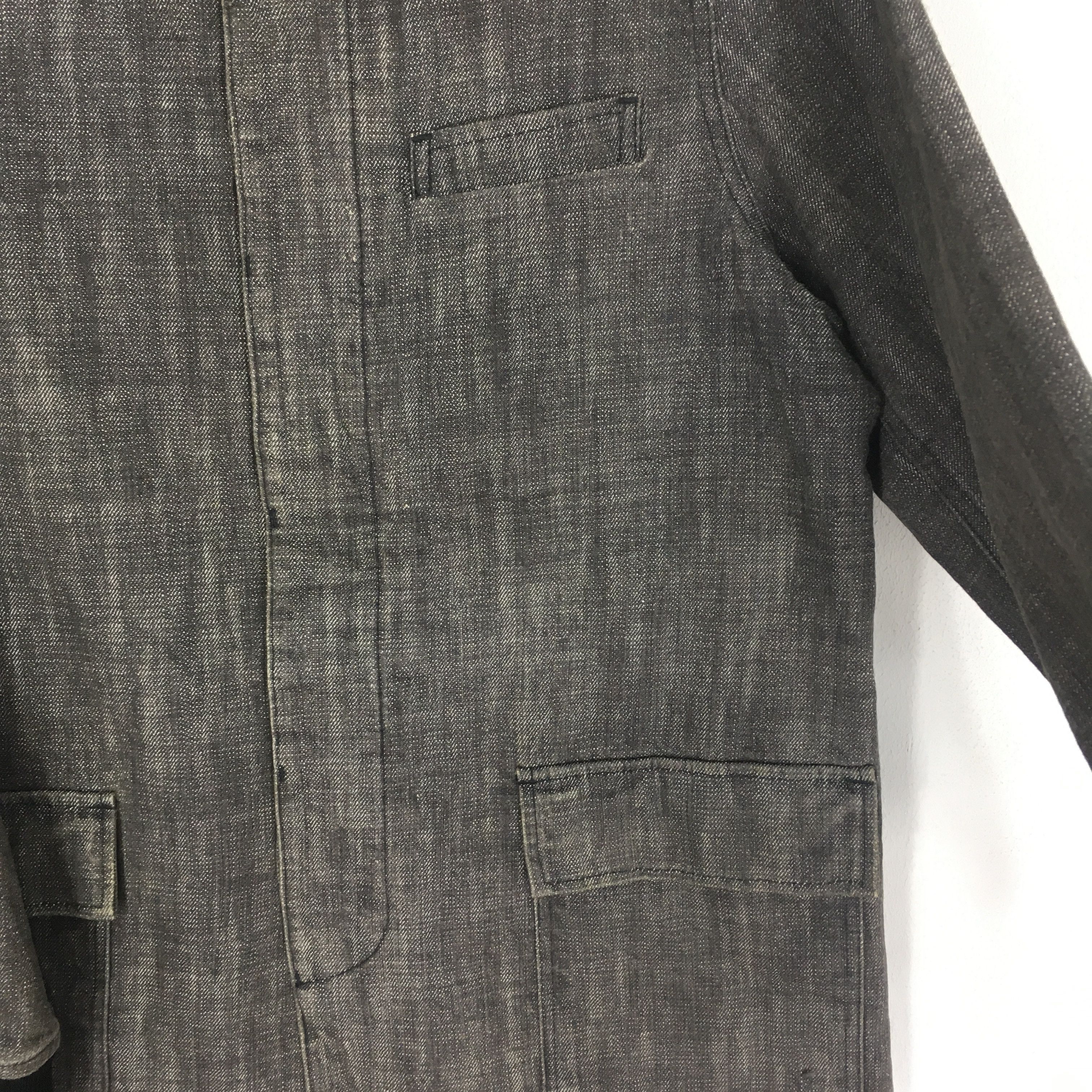 Head Porter Vintage Head Porter Plus Japan Black Denim Jeans Jacket Size US M / EU 48-50 / 2 - 7 Thumbnail