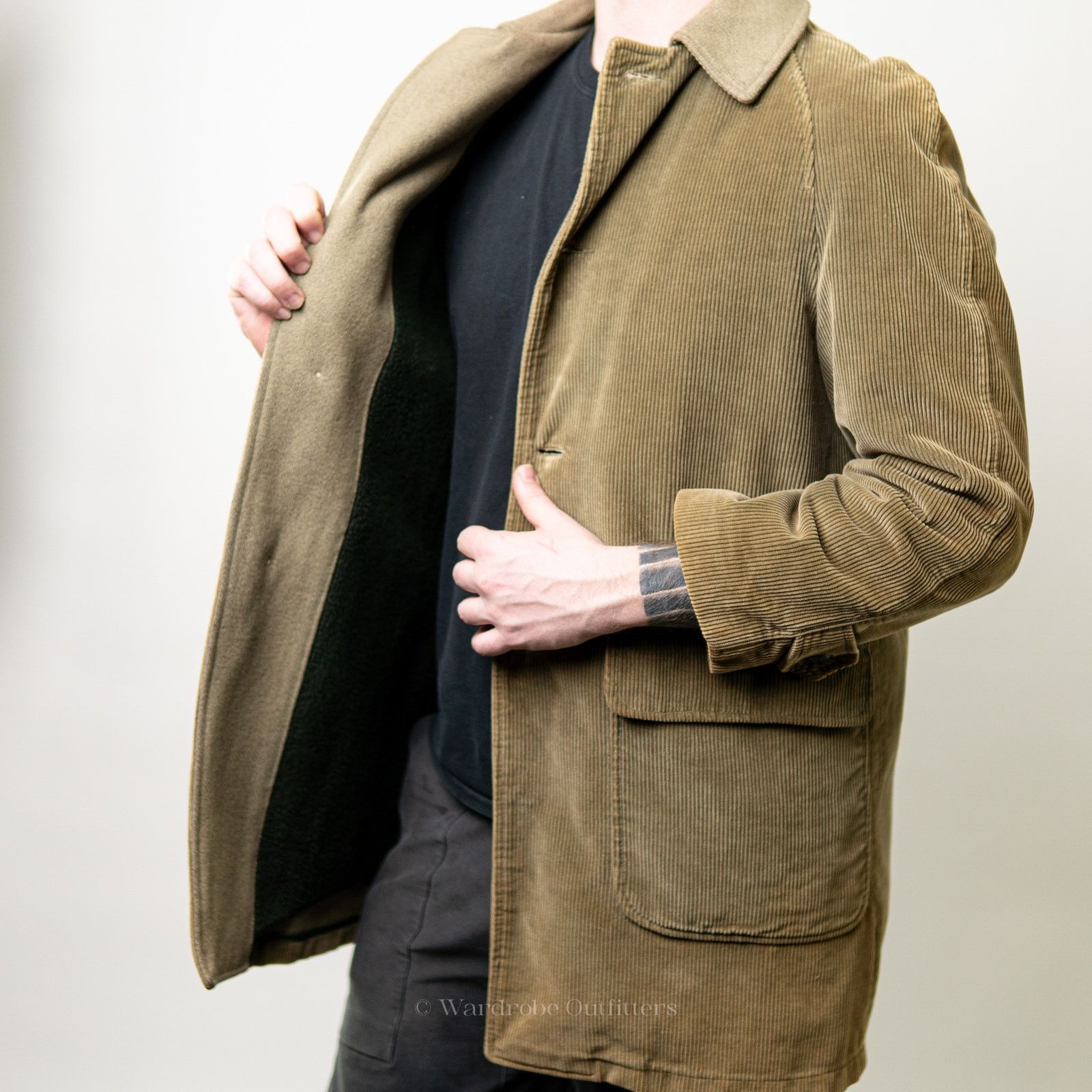 Vintage Vintage 1960's Cresco Corduroy Sherpa Lined Collared Coat Size US M / EU 48-50 / 2 - 12 Thumbnail
