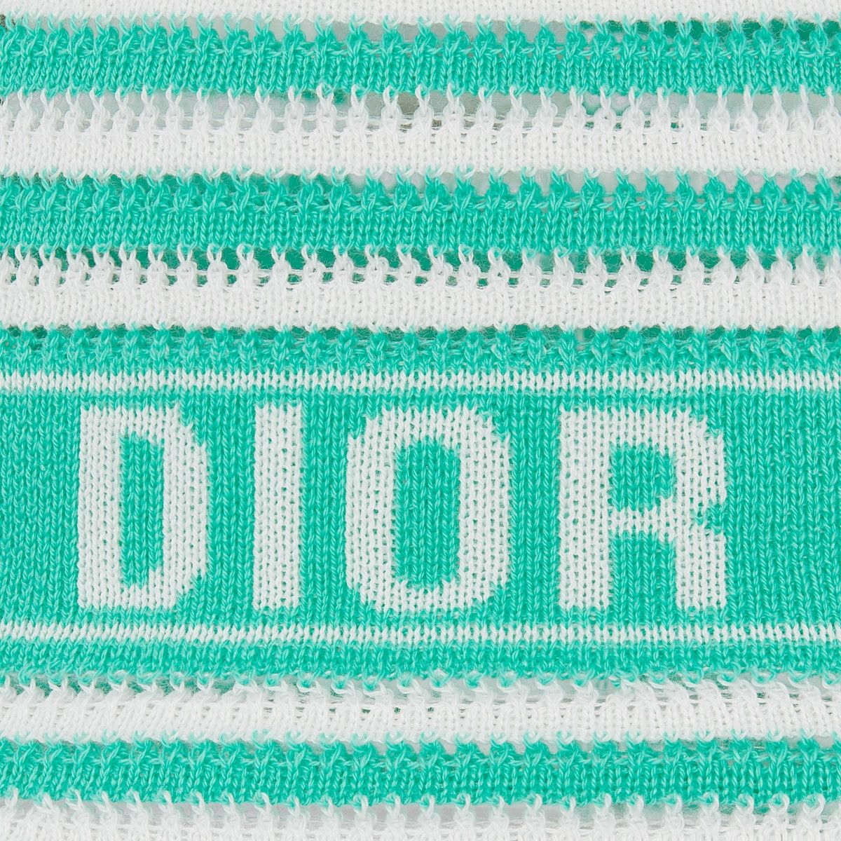 Dior o1bcso1str0226 Size:OS/Small Brim Cloche in White/Aquamaina Size ONE SIZE - 5 Thumbnail
