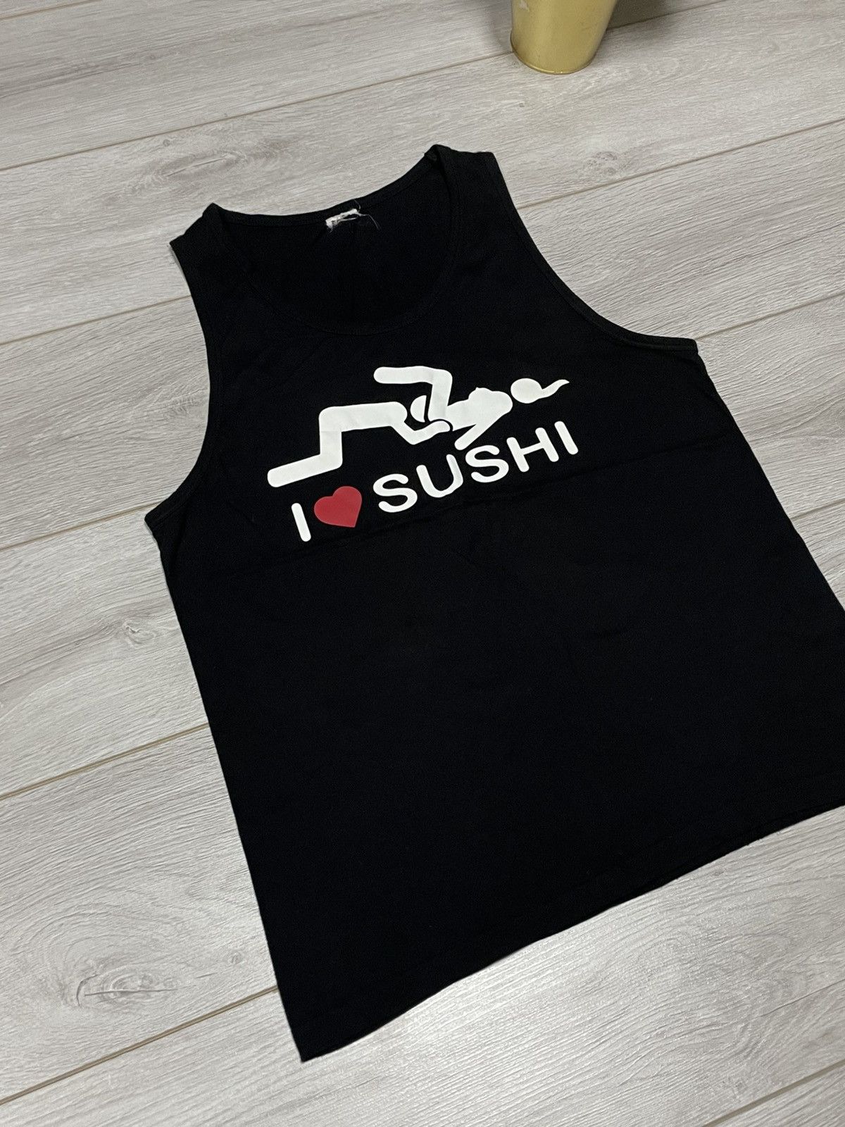 Vintage I love ❤️ sushi yume vintage shirt tank top humor porn sex Size US L / EU 52-54 / 3 - 2 Thumbnail