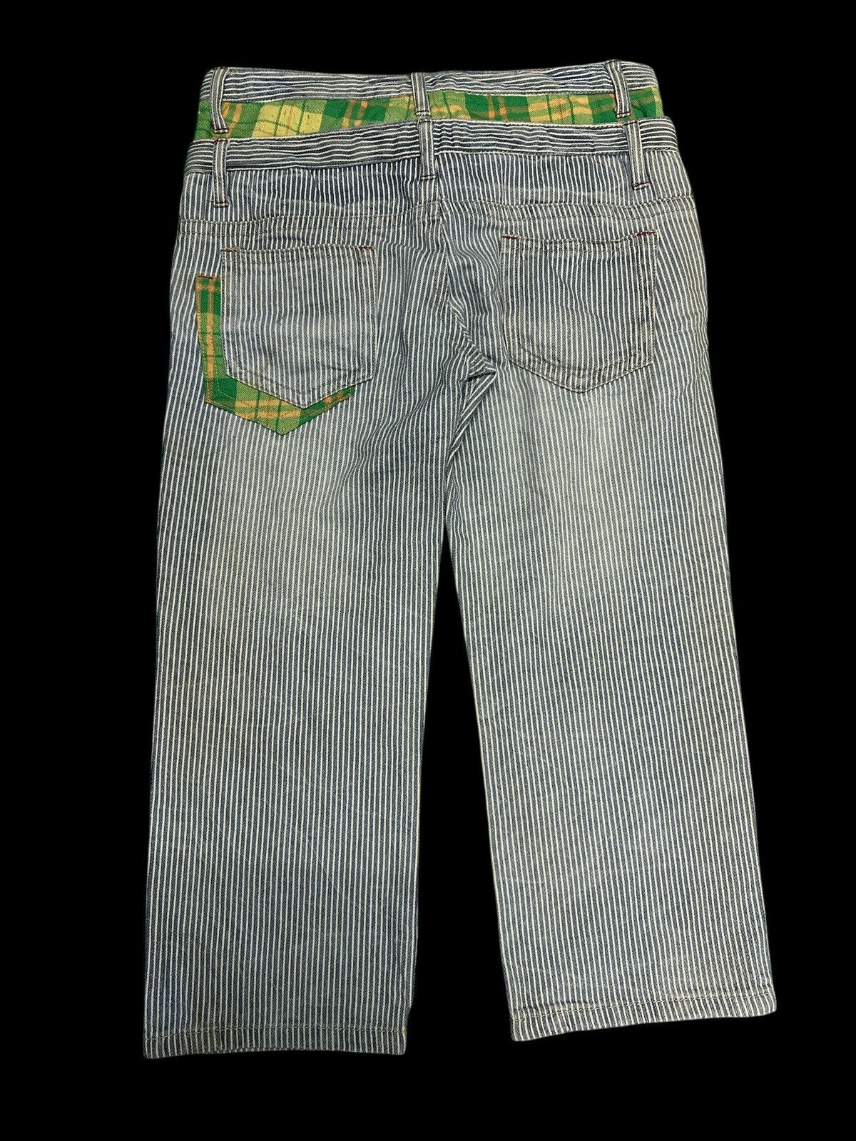 If Six Was Nine Double Waist 💥 Short Double Waist Hickory Denim💥 Size US 32 / EU 48 - 2 Thumbnail