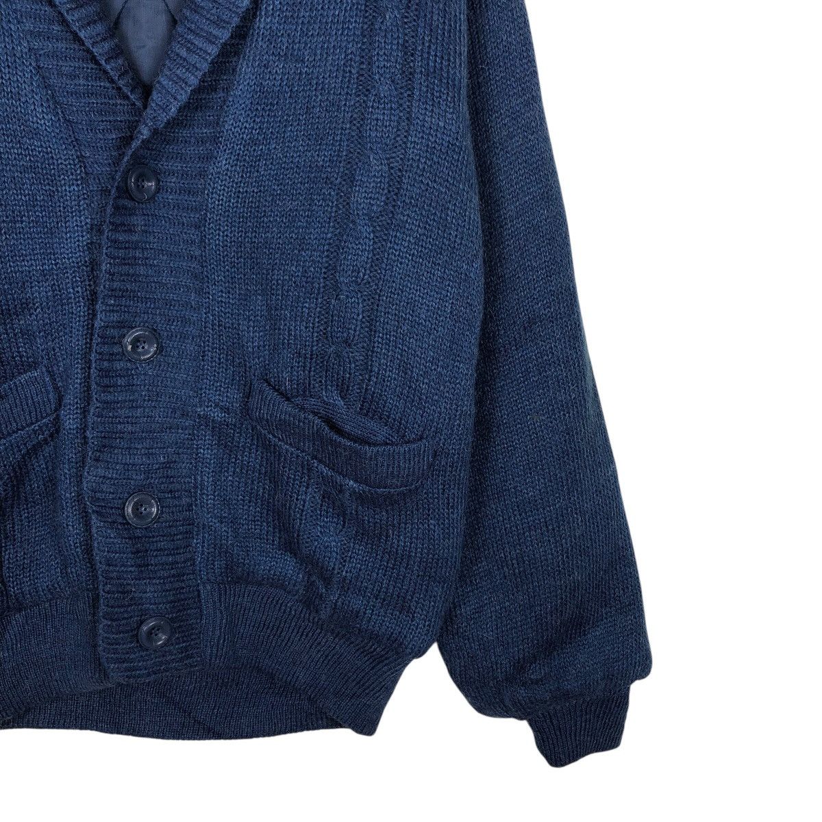 Japanese Brand Vintage Wool Cardigan Bomber Jacket Dolman Club Issey Miyake Size US M / EU 48-50 / 2 - 6 Thumbnail