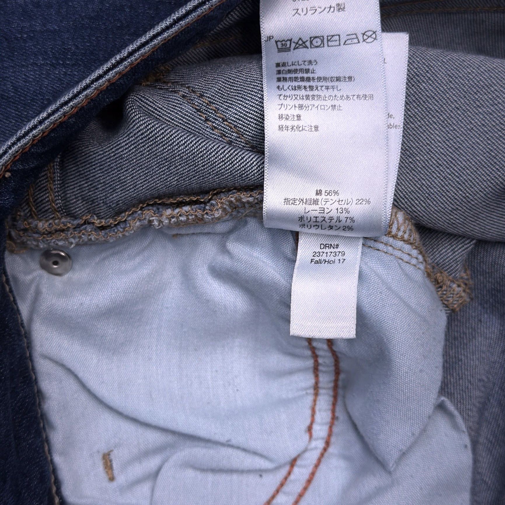 Eddie Bauer Eddie Bauer Skinny Jeans Womens 8 Mid Rise Stretch Jeans Blue Slim 5-Pocket Denim City Size 30" / US 8 / IT 44 - 7 Thumbnail