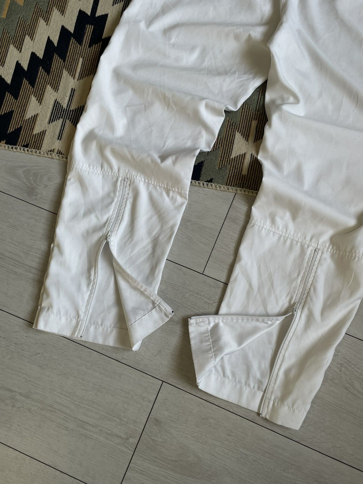 Nike × Vintage Vintage Nike Nylon Y2K Drill Swoosh Track Pants Size US 34 / EU 50 - 8 Thumbnail