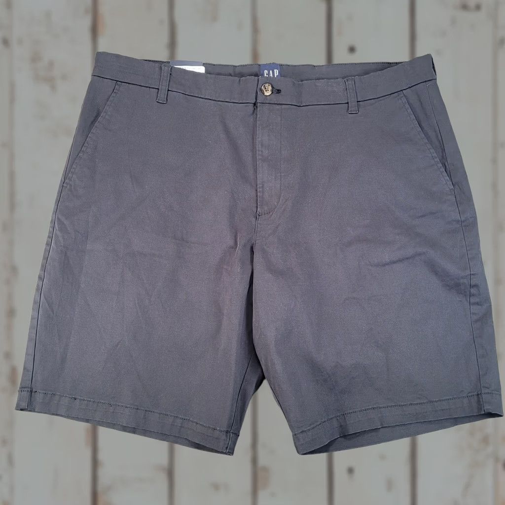 Gap Gap Y2K Mens Chino Shorts Navy Blue Flat Front Size 40 New Old Stock Size US 40 / EU 56 - 1 Thumbnail