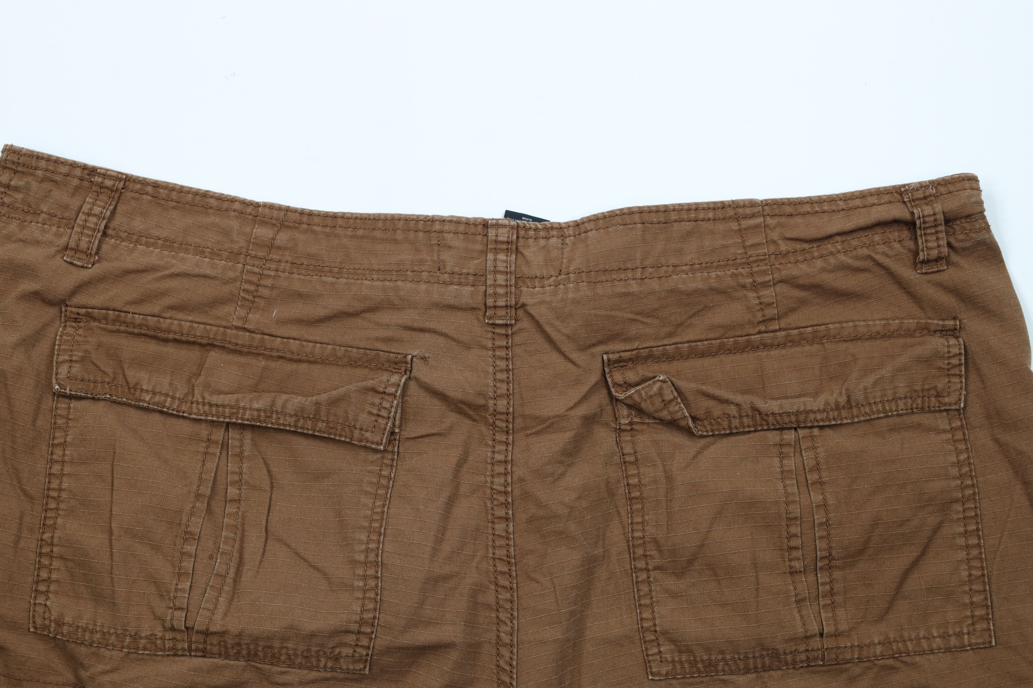 Ocean Pacific Vintage Ocean Pacific OP Surfing Ripstop Cargo Shorts Brown Size US 42 / EU 58 - 9 Thumbnail