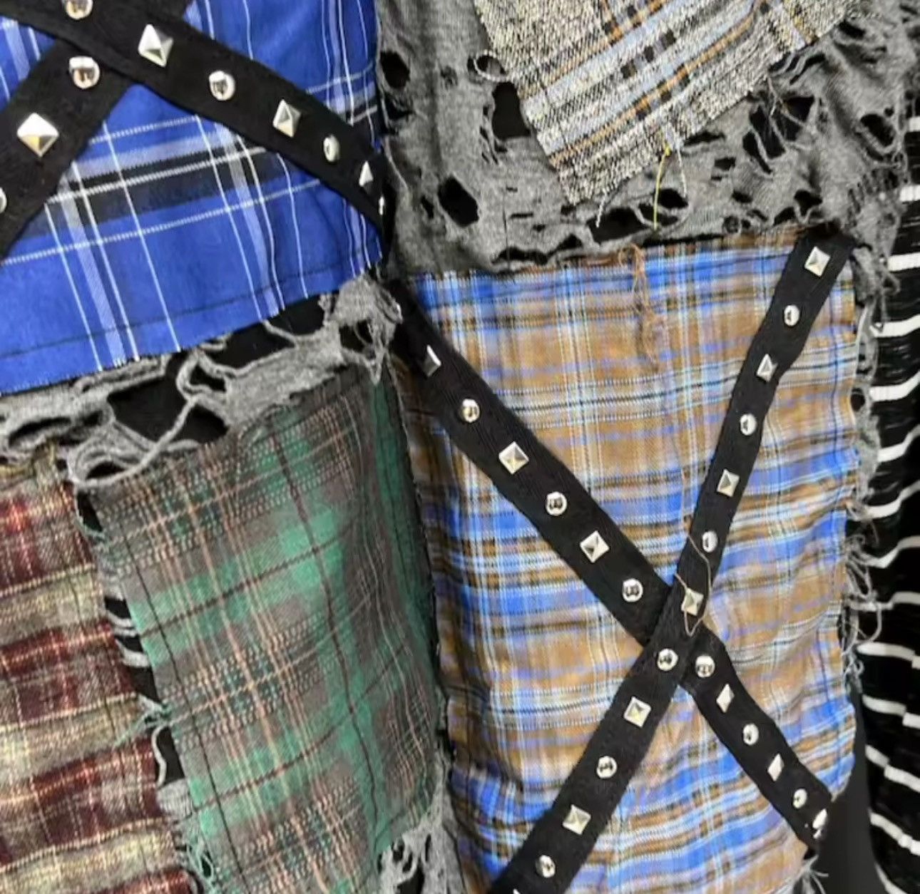 Other Streetwear Patchwork Designer Loose Punk Gothic Shirt Size US L / EU 52-54 / 3 - 4 Thumbnail