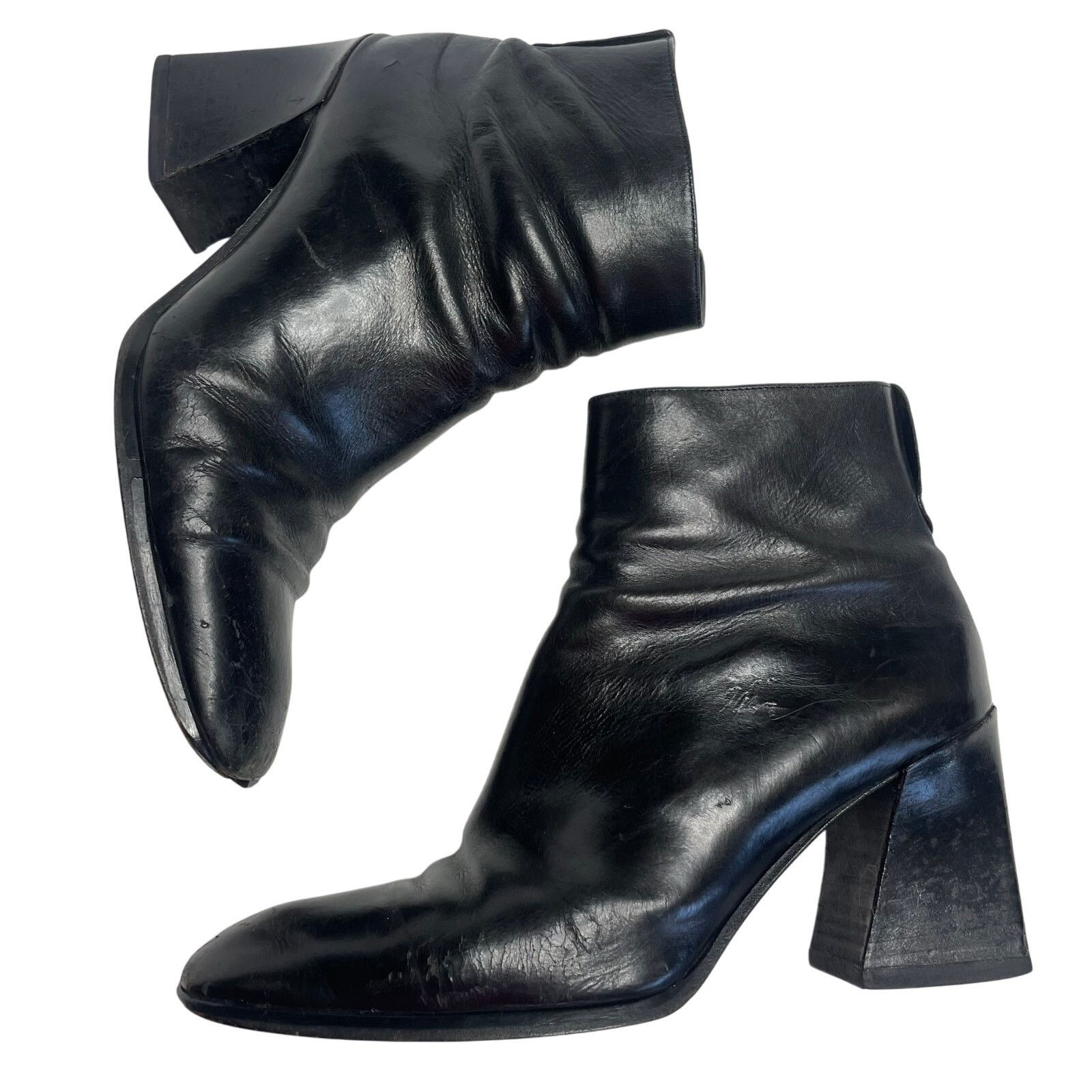 Other Via Spiga Black Leather Boot Size US 7 / IT 37 - 2 Thumbnail