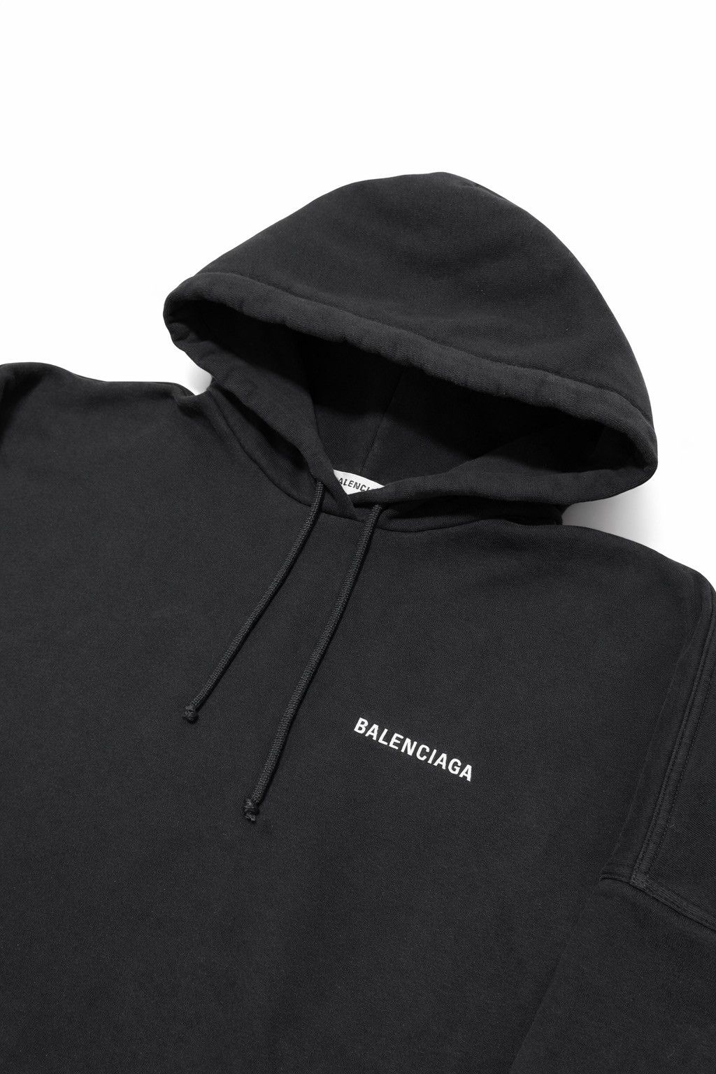 Balenciaga Balenciaga Black Logo Print Hoodie Size US XS / EU 42 / 0 - 2 Thumbnail