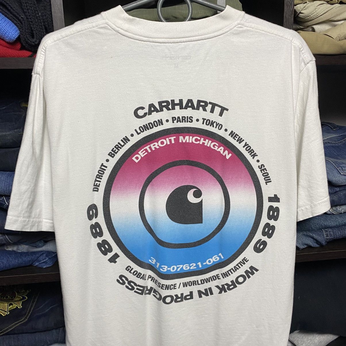 Carhartt Vintage Carhartt Wip Big graphic logo y2k opium tee size M Size US M / EU 48-50 / 2 - 2 Thumbnail