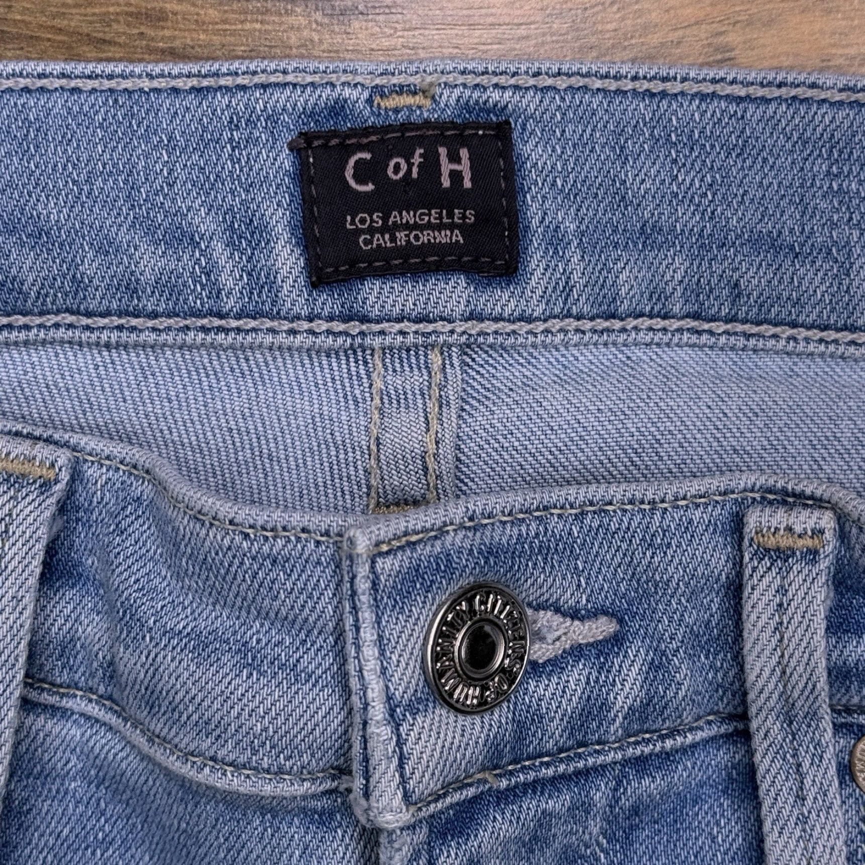 Citizens Of Humanity Citizens Of Humanity Jeans Rocket Crop High Rise Skinny 24 Blue Stretch Size 42" / US 20 - 6 Thumbnail