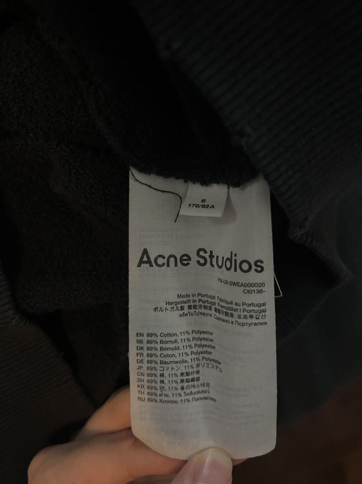 Acne Studios ACNE STUDIOS 1996 LOGO HOODIE Size US S / EU 44-46 / 1 - 7 Thumbnail