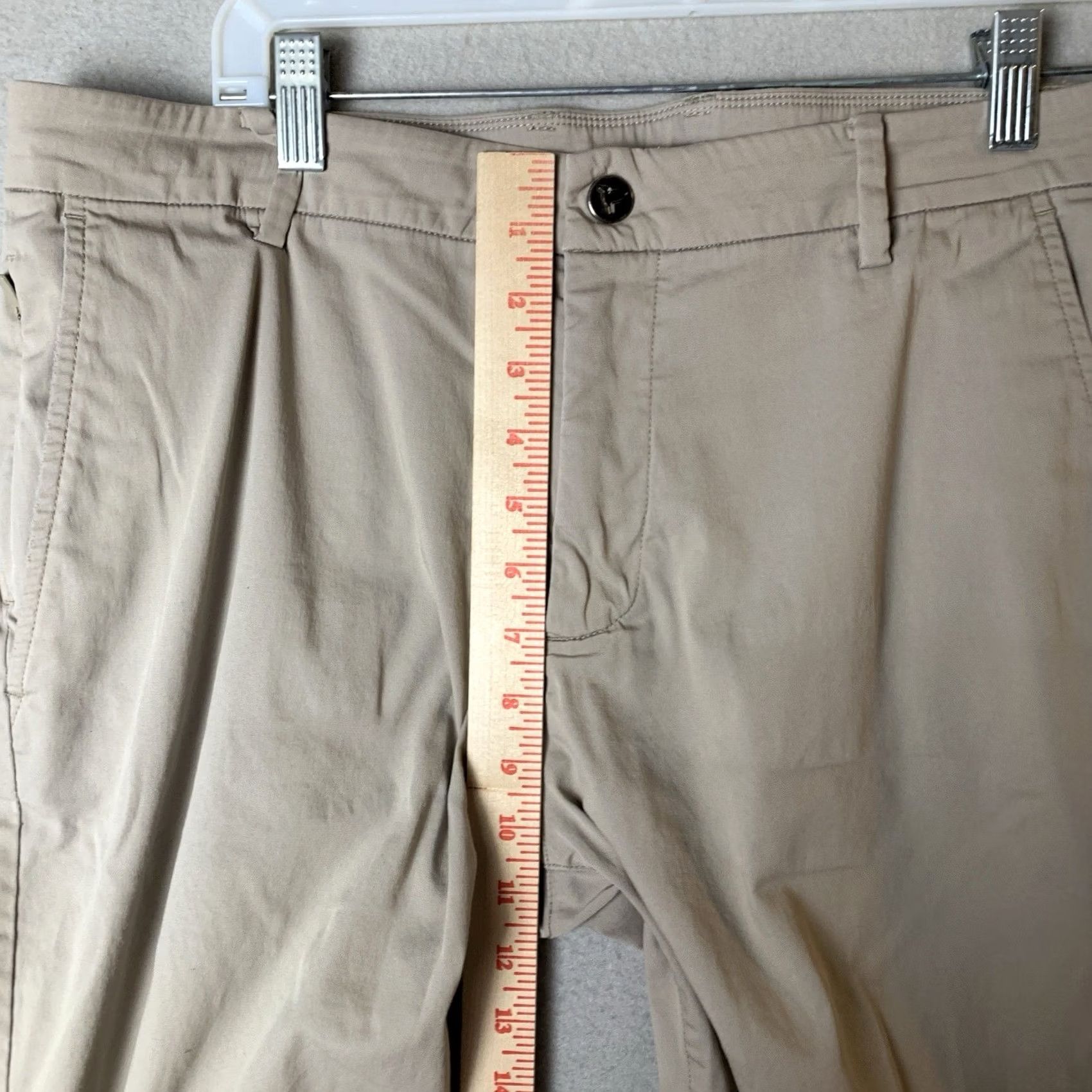 Vintage Birddogs Pant Men 34x30 Beige Chino Regular 34 Flat Front Lined Golf Hiking Pocket Logo Embroidered Spikes—Pre-Owned Size US 34 / EU 50 - 6 Thumbnail