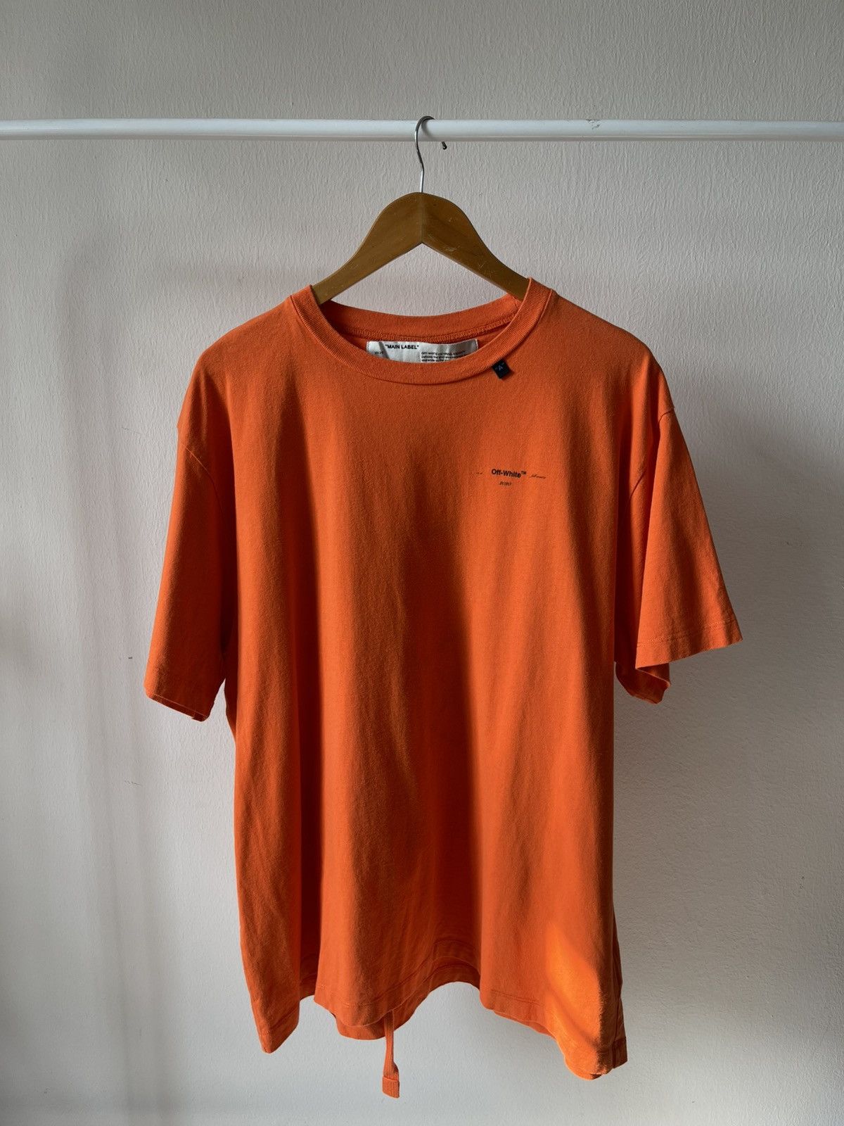 Off-White F/W2020 Off White Orange Tee A1 Size US XL / EU 56 / 4 - 2 Thumbnail