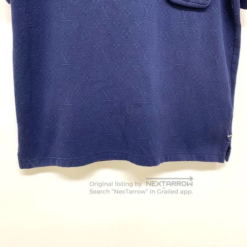 Louis Vuitton Louis Vuitton Dark blue navy blue full print short sleeves Size US M / EU 48-50 / 2 - 4 Thumbnail
