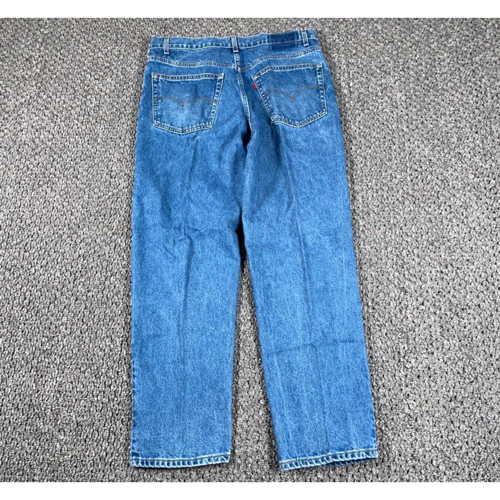 Levi's VINTAGE Levi's 550 Jeans Mens 550 Relaxed Fit 36 x 31.5 Blue Denim Tapered 90s Grunge Retro Hipster Classic X Size US 38 / EU 54 - 2 Thumbnail