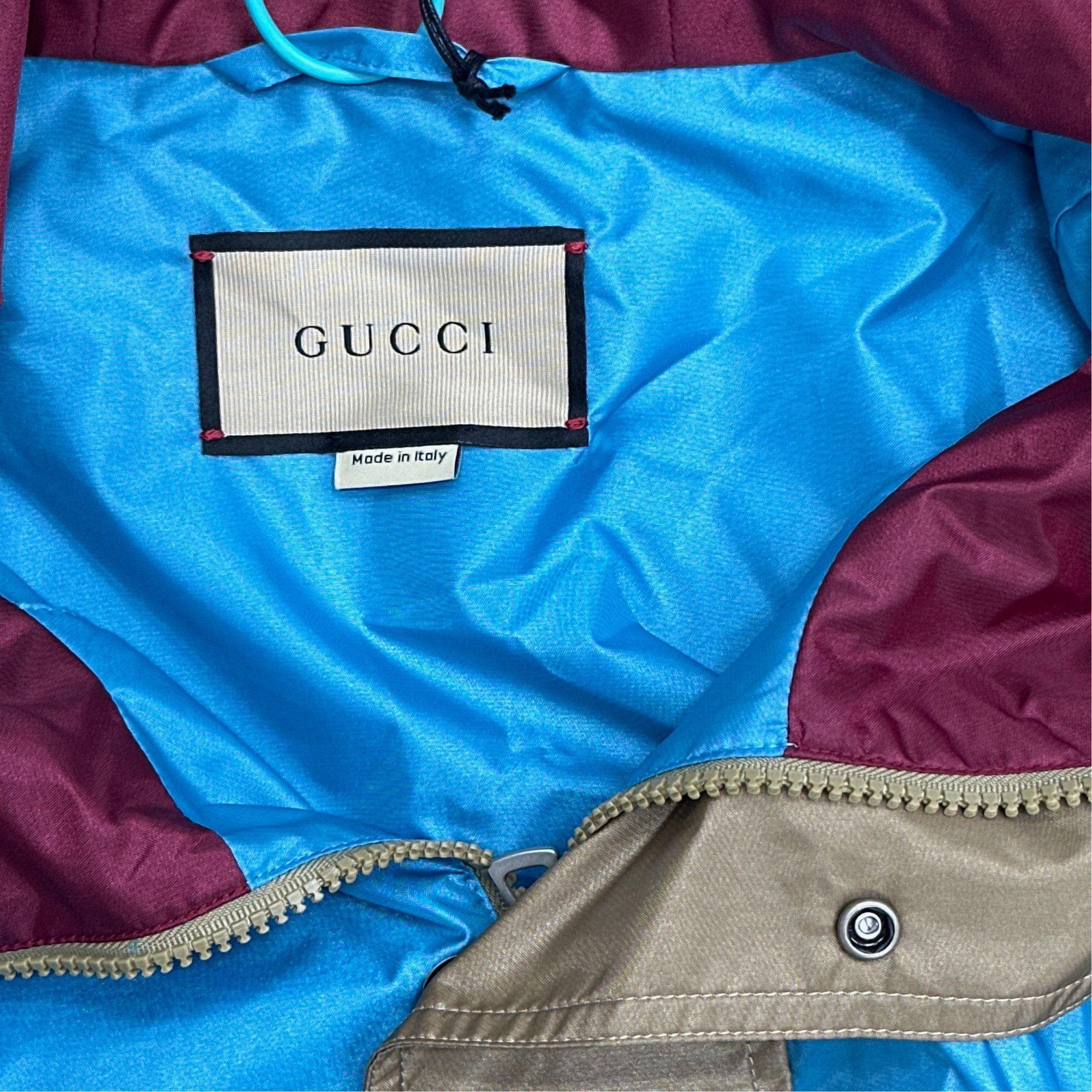 Gucci Gucci Colorful Hooded Jacket with Logo Patch-2506 Size US L / EU 52-54 / 3 - 3 Thumbnail