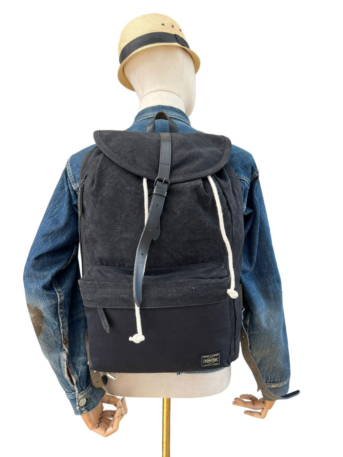 Porter Porter by Yoshida “ Used Look “ Backpack Bag Size ONE SIZE - 1 Thumbnail