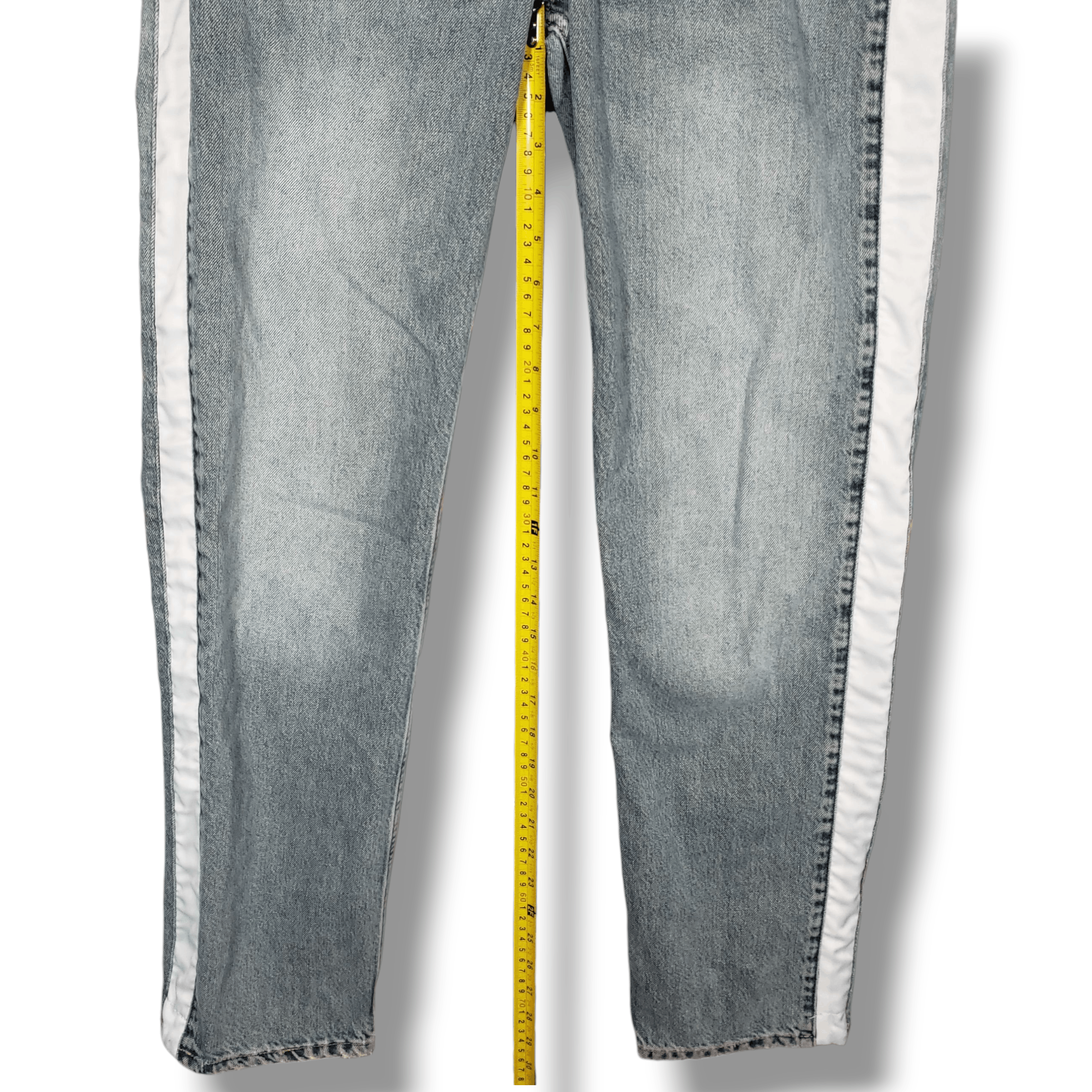 Zara ZARA Y2K Low Rise Straight Leg Denim Jeans US 4 Size 30" / US 8 / IT 44 - 4 Thumbnail