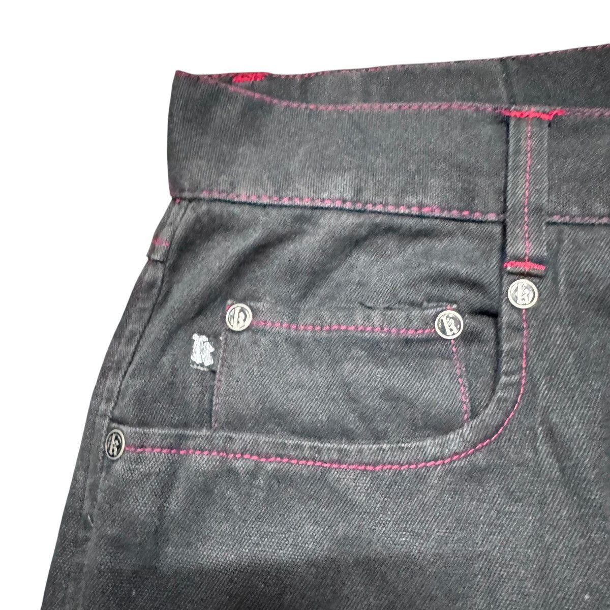 JNCO Vintage Kikwear Denim Wide Leg Baggy Jeans Size US 36 / EU 52 - 5 Thumbnail