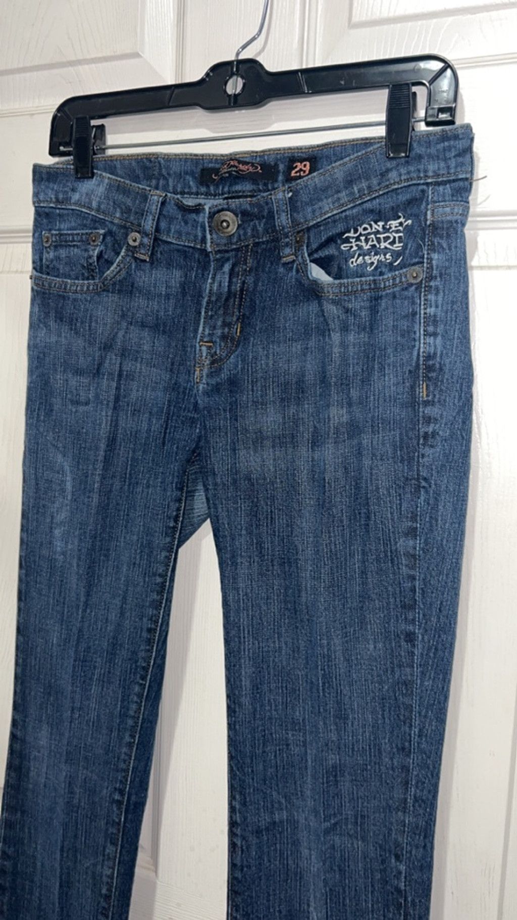 Ed Hardy Womens Ed hardy super low rise s29 Size 29" - 3 Thumbnail