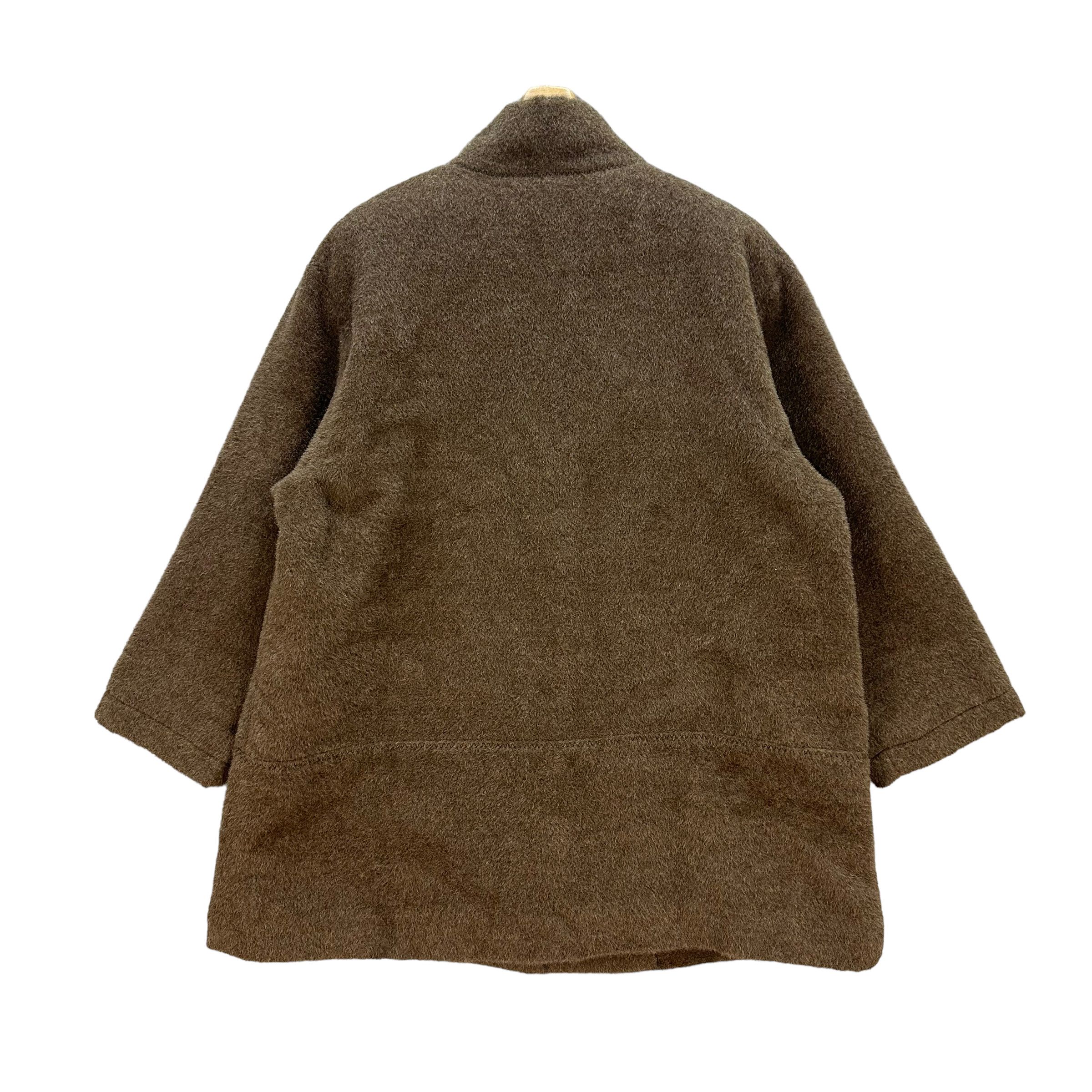 Japanese Brand MON GRE FEMME MOHAIR COAT #8060-199 Size M / US 6-8 / IT 42-44 - 11 Thumbnail