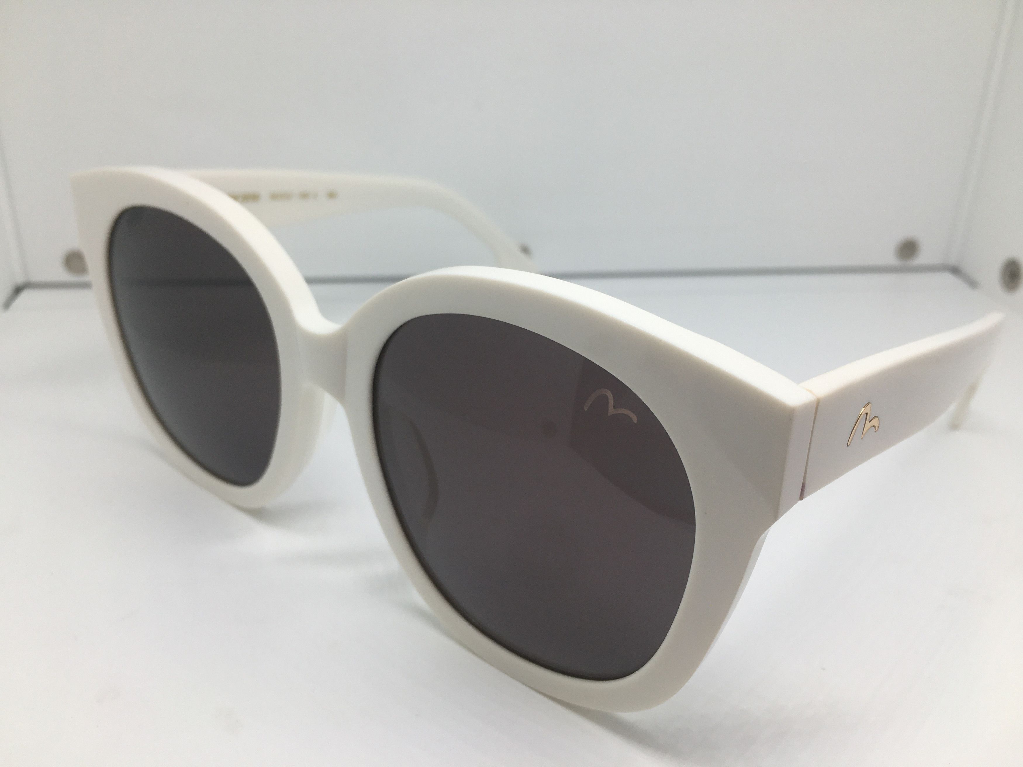 Evisu Evisu 2030 White Acetate Oversize Sunglasses Frame Size ONE SIZE - 3 Thumbnail