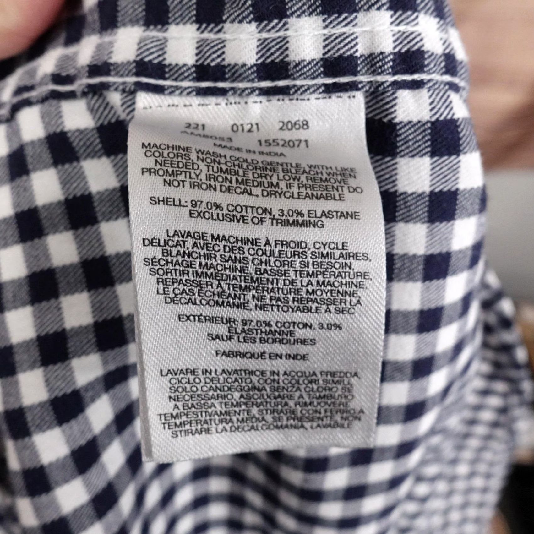 Vintage Columbia Mens Regular 2XL Blue Check Long Sleeve Button-Up Cotton Size US XXL / EU 58 / 5 - 6 Thumbnail