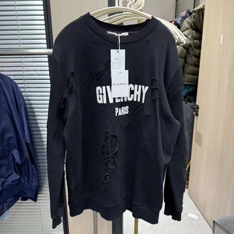Givenchy Givenchy Ripped Hoodie Size US M / EU 48-50 / 2 - 1 Thumbnail