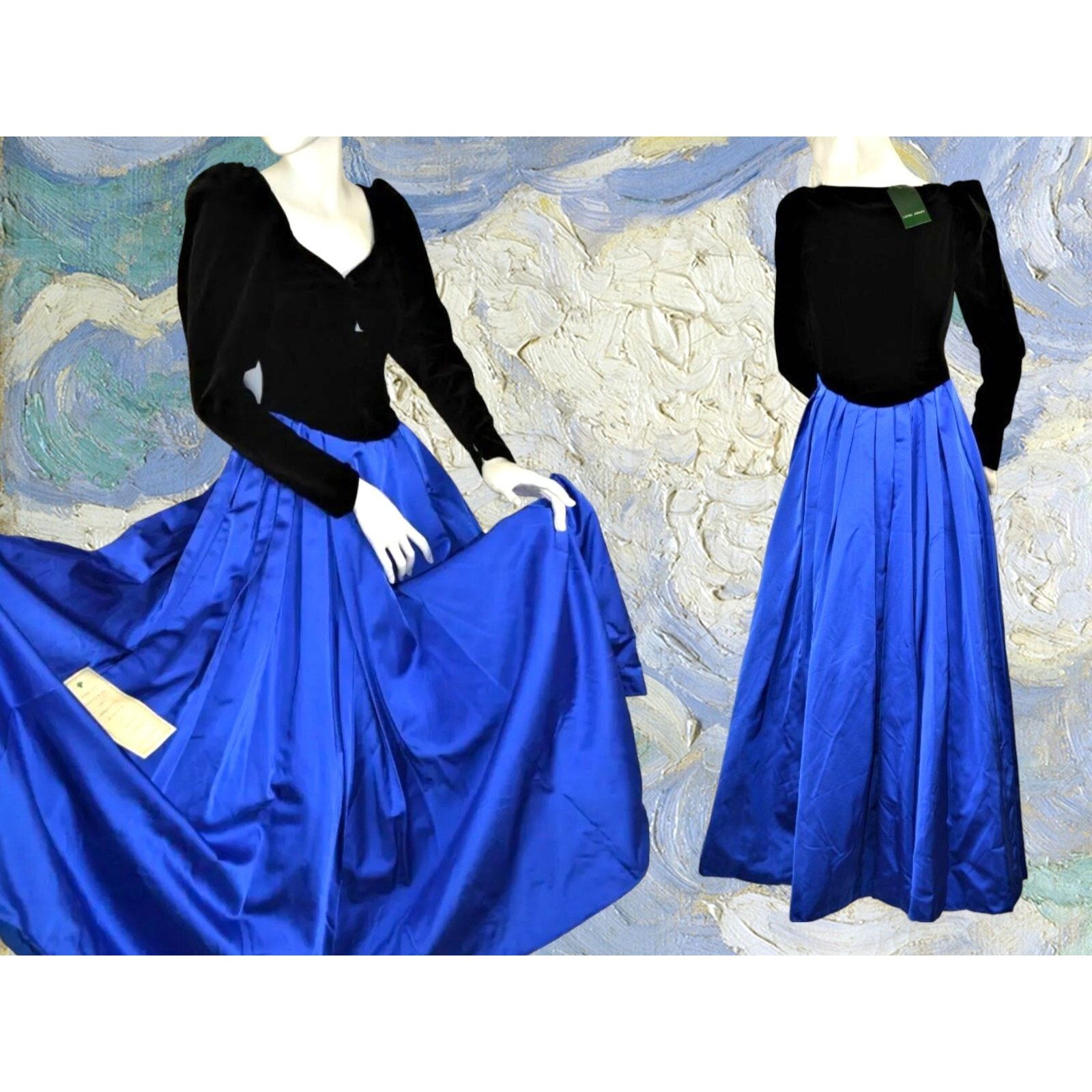 Laura Ashley VTG New Old Stock 4 S/XS Laura Ashley Formal Gown Velvet Size S / US 4 / IT 40 - 17 Thumbnail