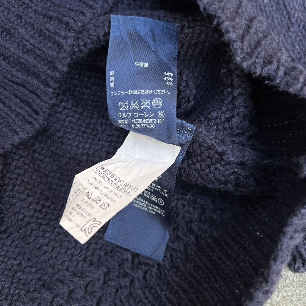 Designer × Polo Ralph Lauren × Vintage Vintage Polo Ralph Lauren American Flag Knit Sweater Size US XS / EU 42 / 0 - 6 Thumbnail