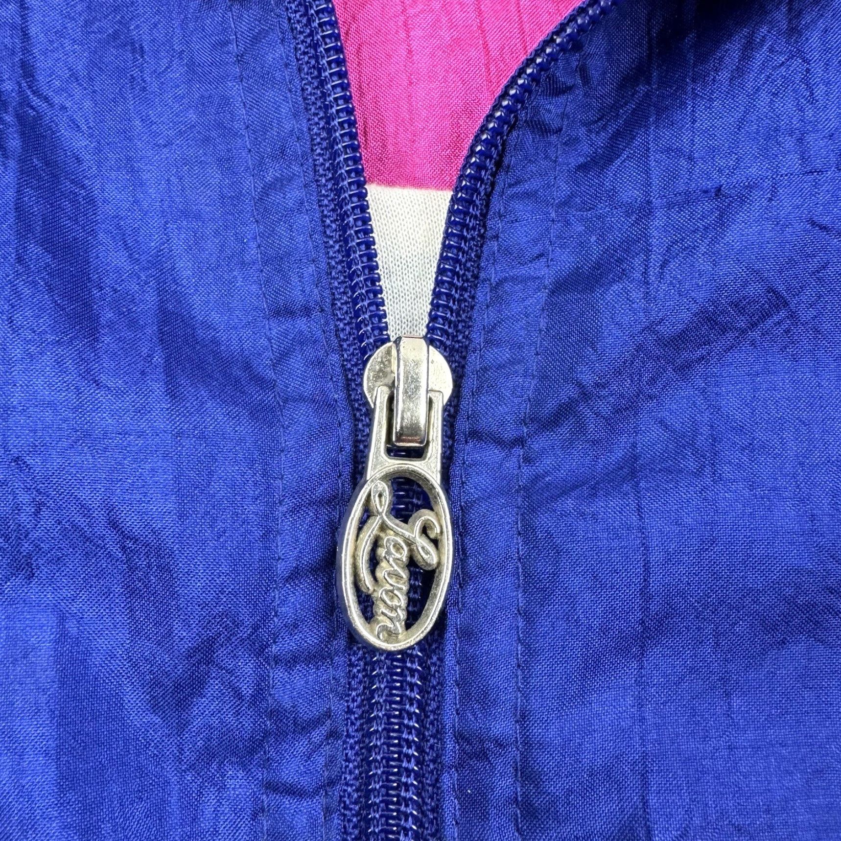 Vintage VINTAGE Lavòn Windbreaker Jacket Womens L Blue Full Zip 80s Size L / US 10 / IT 46 - 5 Thumbnail