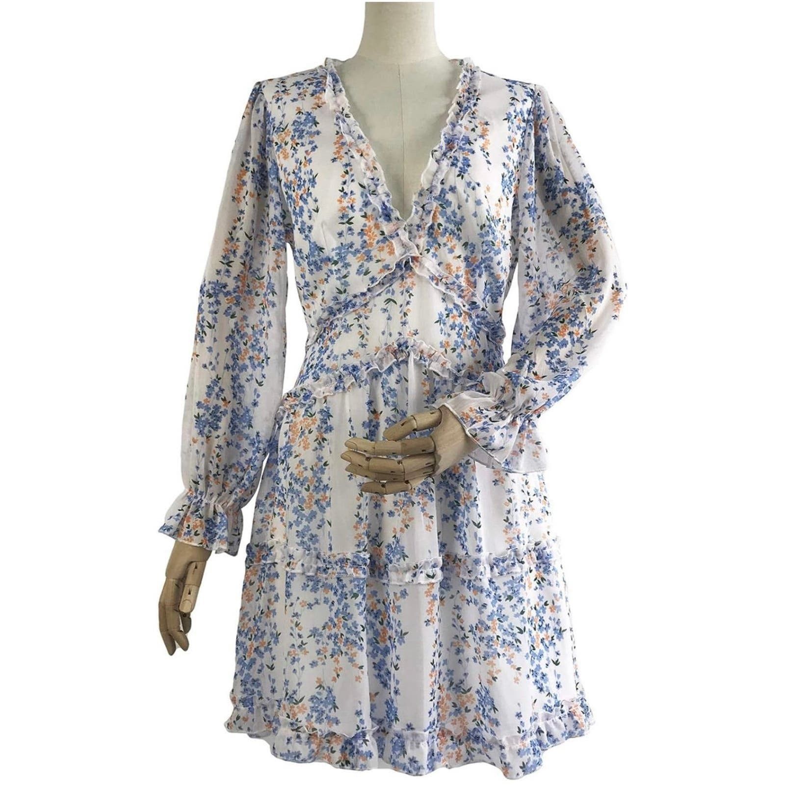And The Why Ruffle Detailed Floral Babydoll Dress main image 0