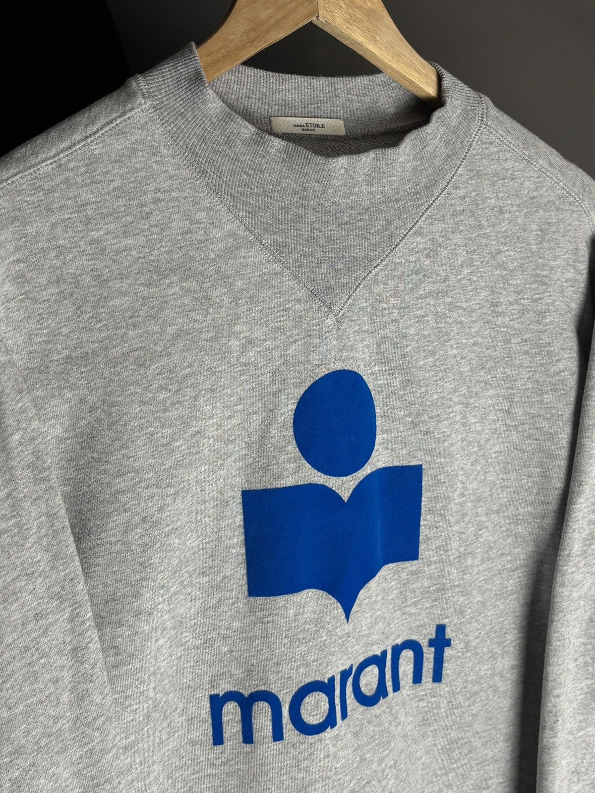 Isabel Marant Etoile Isabel Marant Moby Velvet Logo Sweatshirt Size XS / US 0-2 / IT 36-38 - 3 Thumbnail