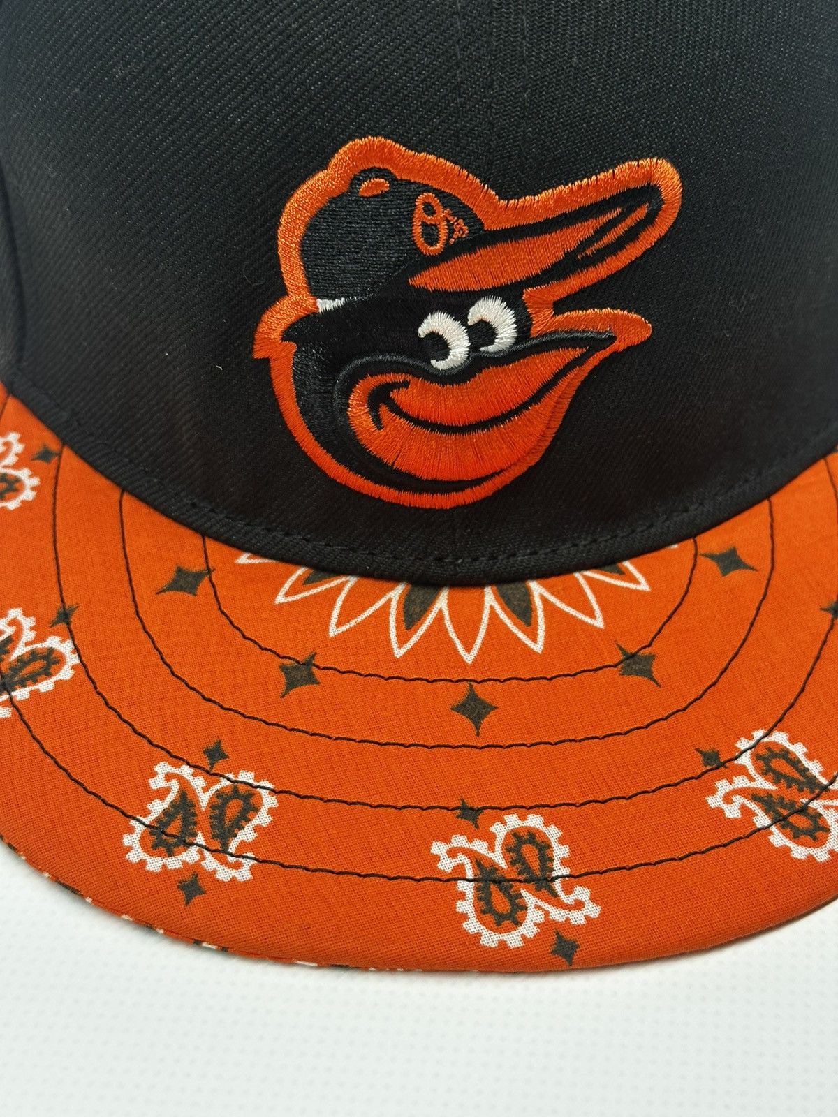 Other 7 1/4 custom orioles hat Size ONE SIZE - 2 Thumbnail