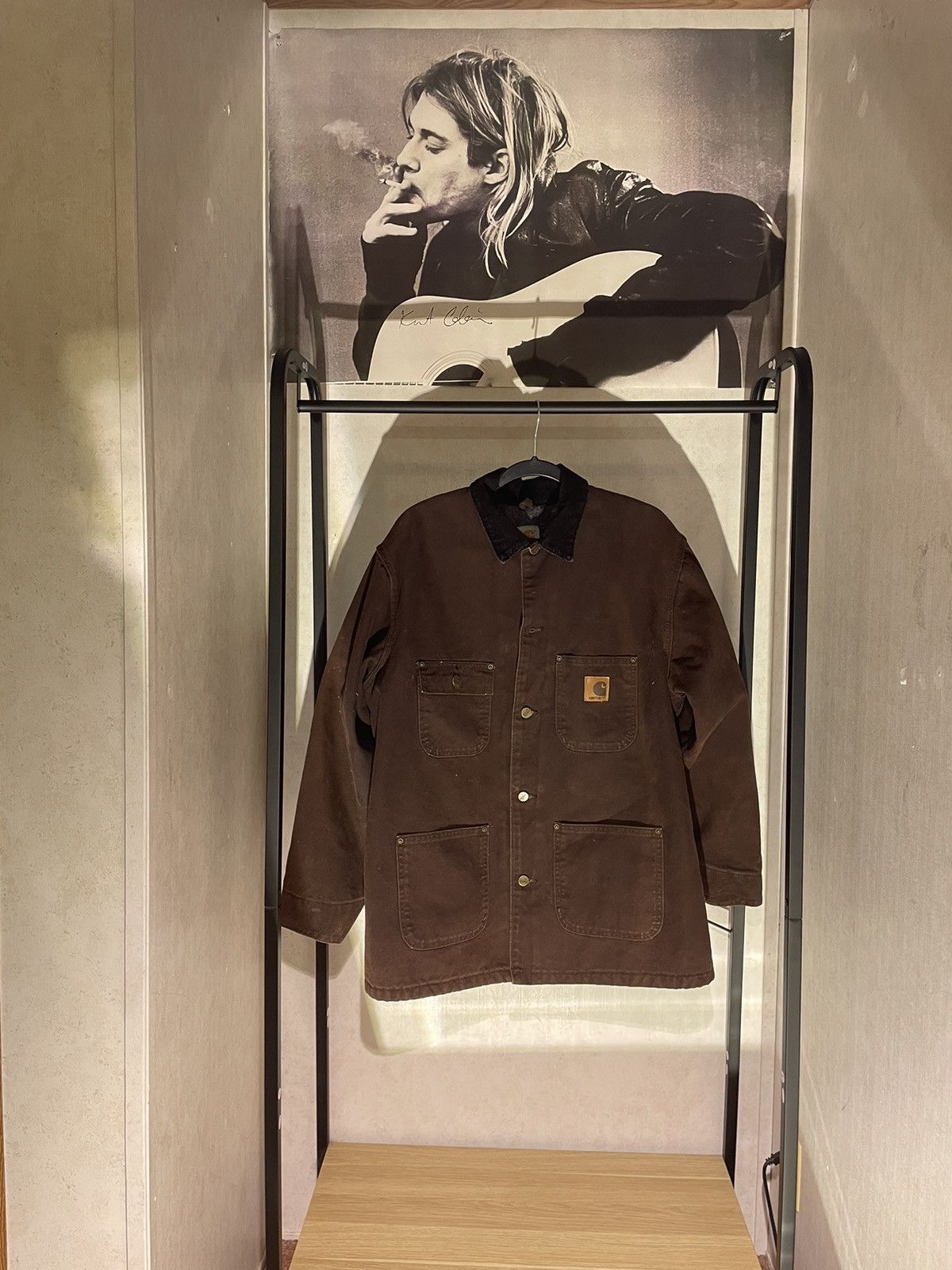 image of 1990S Carhartt Chore Jacket in Brown, Men's (Size Large)