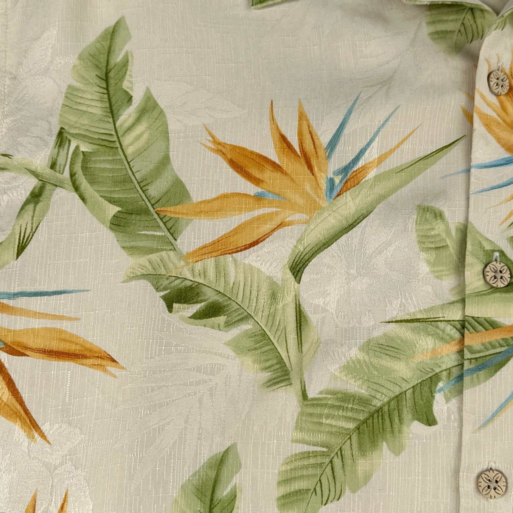 Tommy Bahama Tommy Bahama Shirt Mens Large Silk White Floral Hawaiian Button-Up Casual Beachwear 100% Silk Long Sleeve Multicolor Hawaiian Mens L Size US L / EU 52-54 / 3 - 5 Thumbnail
