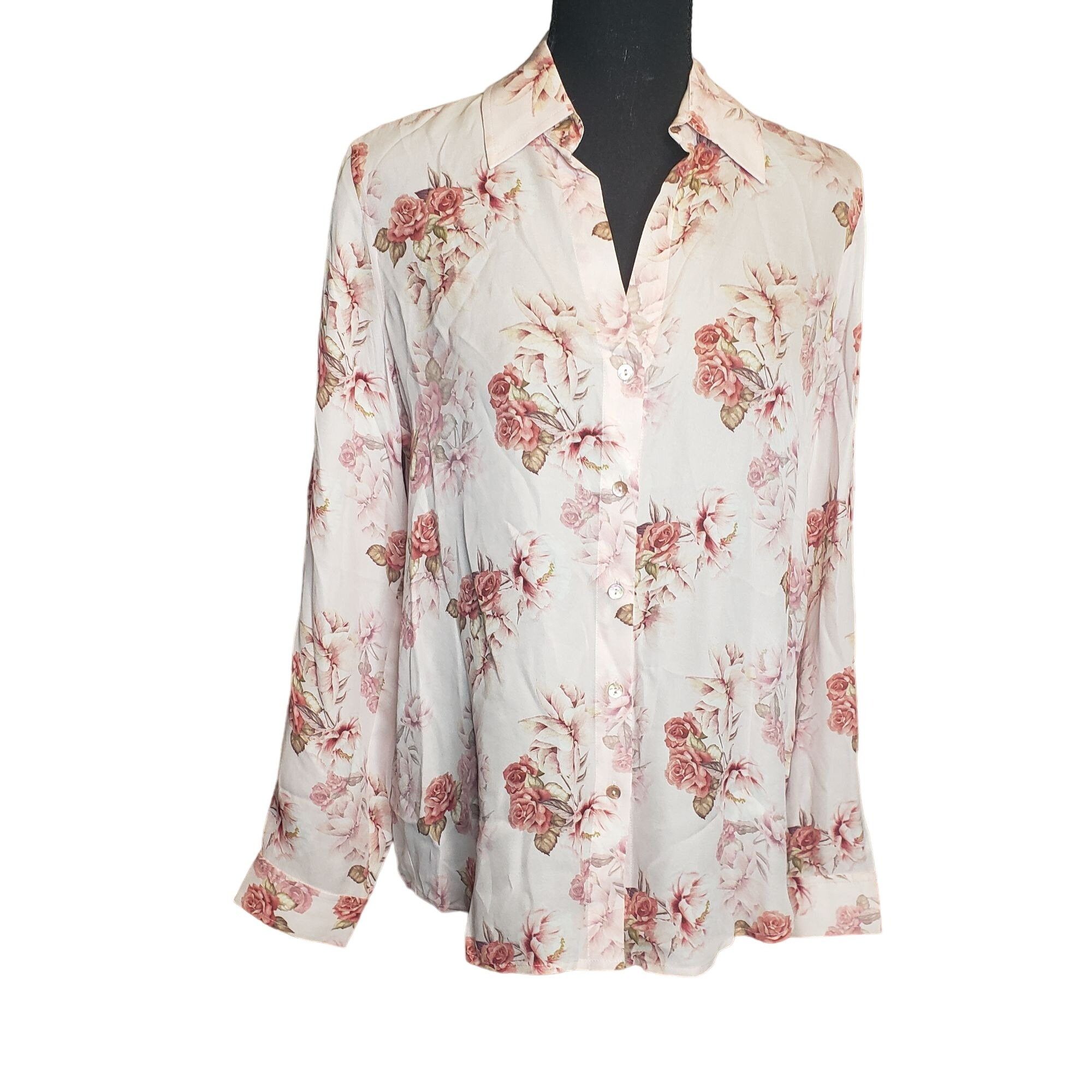 L'AGENCE Fawn Floral Print Shirt