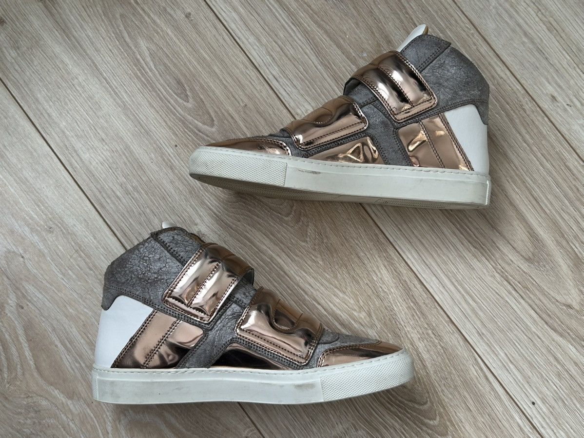 Maison Margiela MM6 Maison Margiela Velcro High-Top Sneakers (FW14–FW16) Size US 5.5 / IT 35.5 - 3 Thumbnail
