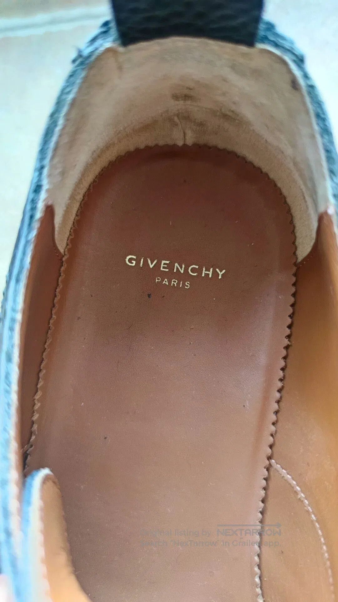 Givenchy Givenchy Black Red Derby Shoes. Size US 6 / EU 39 - 7 Thumbnail